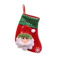 thumbnail image 1 of Medias de Navidad Decoraciones de medias de Navidad de lentejuelas no tejidas - Oso, 16x8cm Papá Noel BLESIY medias navideñas personalizadas, 1 of 7