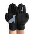 thumbnail image 5 of 1 Par De Guantes Táctiles De Invierno Para Mujer, Con Forro Polar Cálido, Puños Elásticos De Punto, Guantes Para Escribir Mensajes, Dedos Separados, Guantes De Lana Gruesa, 5 of 5