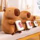 thumbnail image 2 of 28/50 cm nuevo juguete de peluche de Capybara animales de peluche Capybara con Mahjong muñecos de juguete suaves regalo de cumpleaños y Navidad, 2 of 5