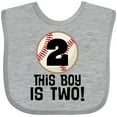 thumbnail image 3 of Inktastic 2nd Birthday Baseball Party Boys Boys Baby Bib, 3 of 4