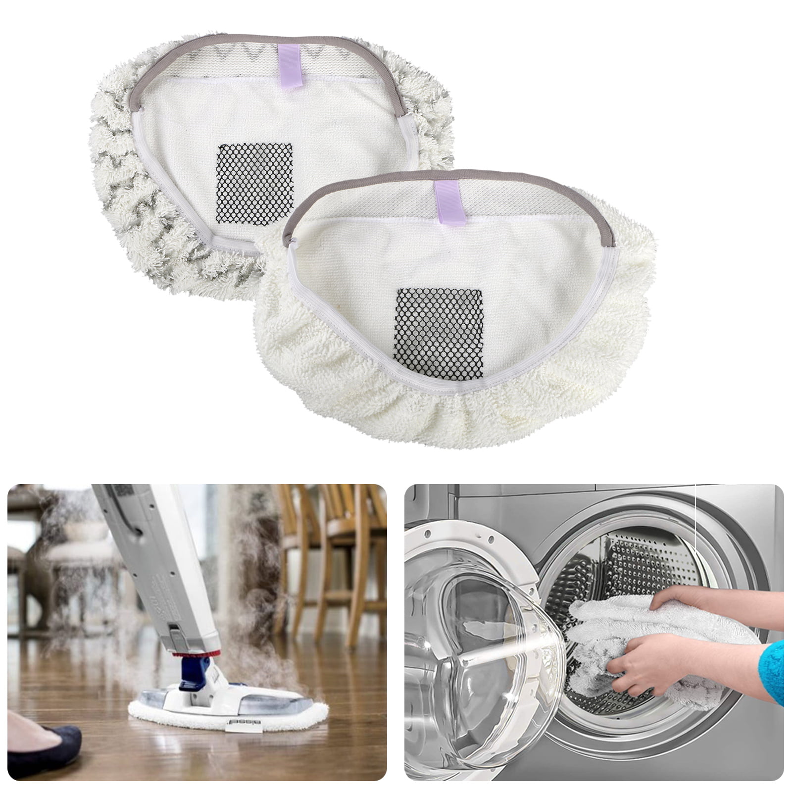 2 Coral 2 Micro Compatible Steam Mop Pads Hoover Steamjet SSNC1700 SSNBA1700 