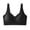 Black, variant on Women's Wireless Bras No Underwire Push Up Lightly Padded Seamless Comfort Everyday Bra Breathable Full Coverage Unlined Yarn Dye Soft Knit for Women