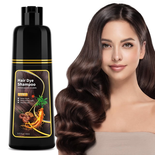 Champú colorante para cabello BELEZALIB Castaño oscuro 150 ml para cabello gris