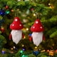thumbnail image 5 of Dwarf Old Man Christmas Tree Ornament Faceless Old Man Wool Mushrooms Christmas Decoration Pendant, Faceless Old Man Wool Mushrooms, Christmas Tree Ornament, Handmade Wool Mushrooms, Festive Holiday, 5 of 8