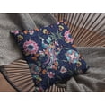 thumbnail image 5 of Printemps Paon Intérieur/extérieur Tissu Oreiller en Bleu 18x18, 5 of 5