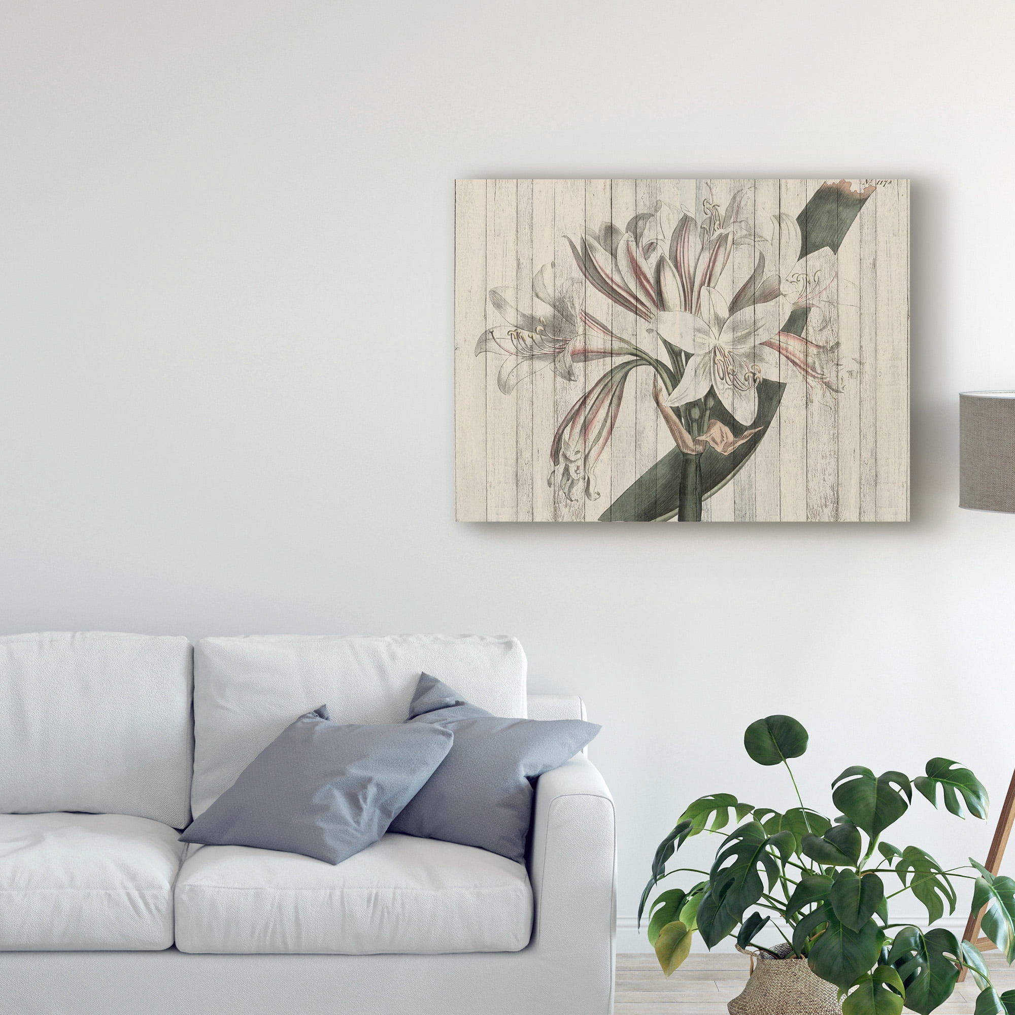 Trademark Fine Art 'Rustic Floral II' Canvas Art by Studio W