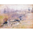 thumbnail image 3 of John Henry Twachtman 24x18 Black Modern Framed Museum Art Print Titled - End of Winter (After 1889), 3 of 5