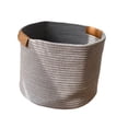 thumbnail image 2 of Canasta de cuerda Macarena canasta de almacenamiento tejida Gris L, 2 of 8