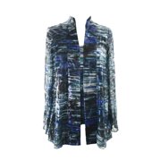 Alex Evenings Multi Printed Jacket And Sleeveless Shell S