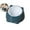 Blue, variant on WNFJR Raised Cat Bowls, Elevated Cat Food Bowl for Indoor Cats, Anti Vomiting & Protect Pet's Spine, Cute Tilted Dish for Flat Faced Cats and Kitten
