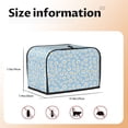 thumbnail image 5 of Lsque Floral Daisy Print 2 Slice Toaster Cover , Kitchen Appliance Dustproof Protector , Toaster Protector Dustproof Kitchen Appliance Cover, 5 of 7