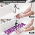 thumbnail image 5 of Coolnut 2 Pack Faucet Dry Mat for Kitchen Sink, Winter Ice Snowman 14x5 Inch Faucet Drying Mat Absorbent Mat Fast Dry Mat for Kitchen, Bathroom, 5 of 7