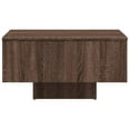 thumbnail image 3 of vidaXL Coffee Table Brown Oak 60x60x31.5 cm Engineered Wood, 3 of 5
