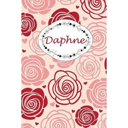 Daphne : Personalisiertes Notizbuch / 150 Seiten / Punktraster / Din A5+ (15,24 X 22,86 CM) / Rosen Cover