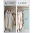 thumbnail image 4 of Perchas para pantalones SONGMICS, paquete de 30 unidades, de terciopelo con clips ajustables, 4 of 7