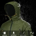 thumbnail image 6 of Men’s Winter Work Jacket Waterproof Hooded Insulated Coat Parka Outerwear, 6 of 7