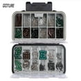 thumbnail image 4 of Goture Small Tackle Box,Waterproof Fishing Lure Boxes, 2 sided adjustable Small Plastic Case Small Box Storage Containers Black SMALL 6.69'' X 4.33'' X 1.81'', 4 of 7