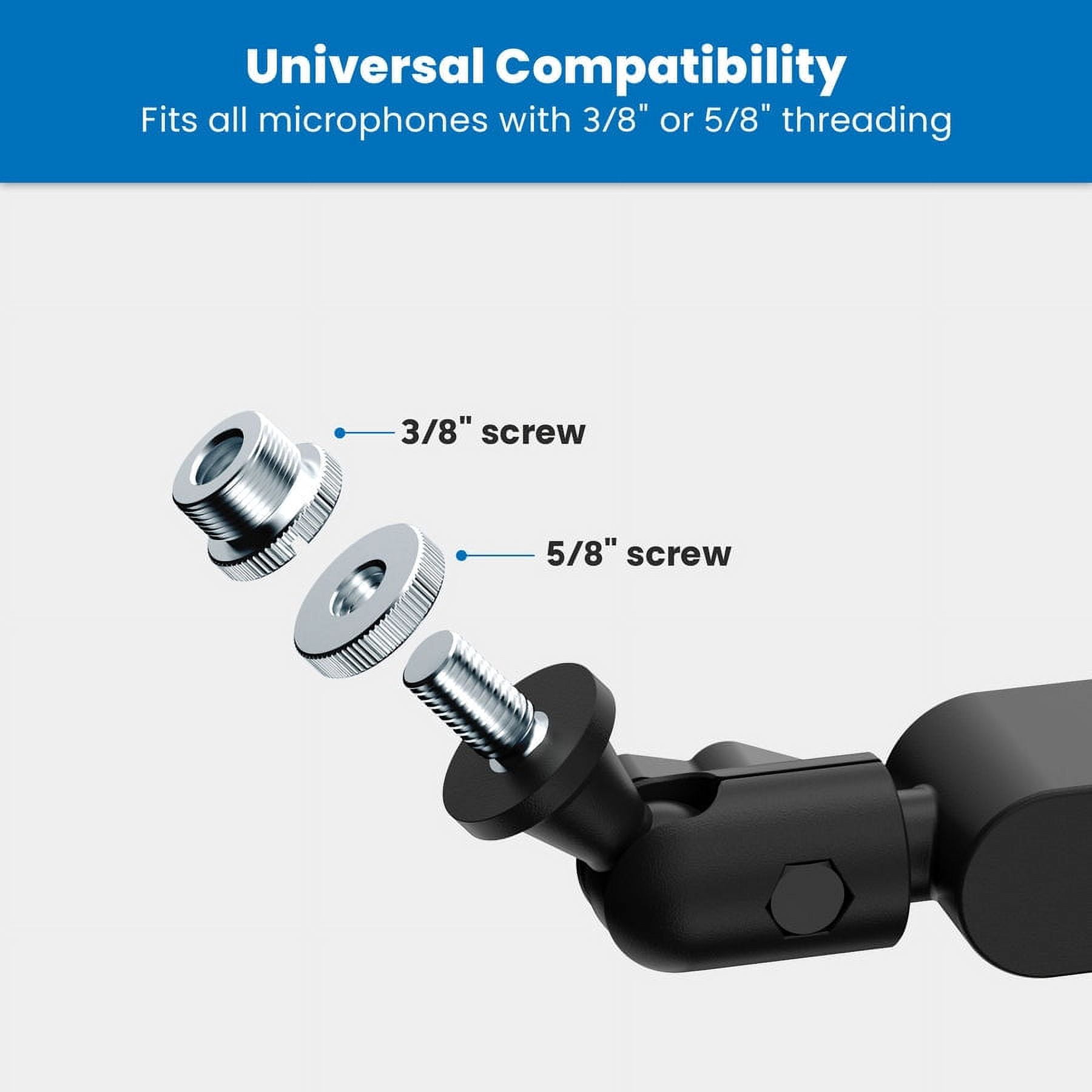 Mount-It! Premium Microphone Boom Arm for Podcasts, Meetings, Recordings