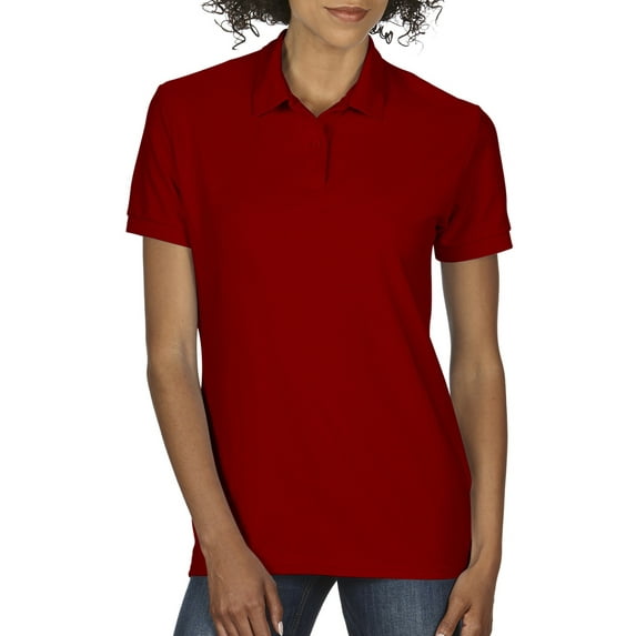 Gildan Lds DryBlend Pique Red