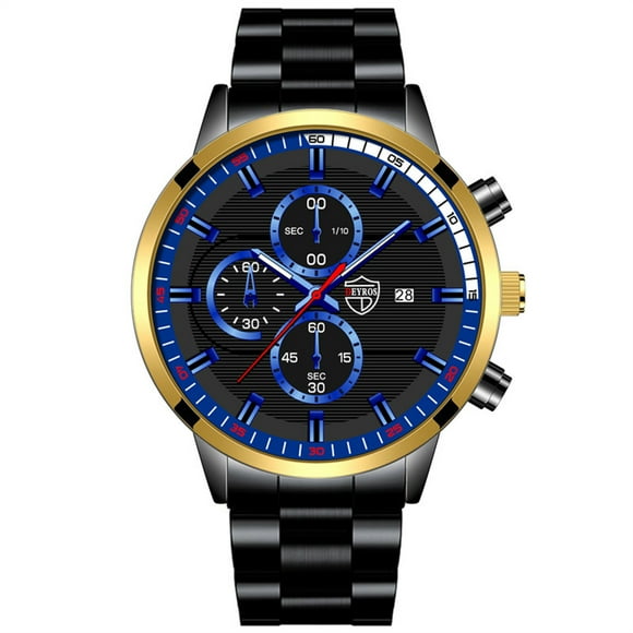 2025 Blue Neutral Women's Fashion Wrist Watches for Men Men's Watch with Leather Digital Ring Watch Strap Quartz Watch