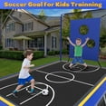 thumbnail image 3 of Large Rectangle Trampoline for Kids and Adults, 1600LBS Weight Capacity 8 ×12ft Recreational Trampoline with Enclosure Net&Basketball Hoop, Segmart Galvanized Heavy Duty Outdoor Trampolines for Patio, 3 of 11