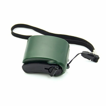 

Camping Power Bank Travel Survival Tools Manual Charger Power Crank Dynamo Phone Charging Emergency Charger GREEN