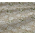 thumbnail image 4 of oneOone Cotton Jersey Tan Fabric Florals Fabric For Sewing Printed Craft Fabric By The Yard 58 Inch Wide-MIC, 4 of 4