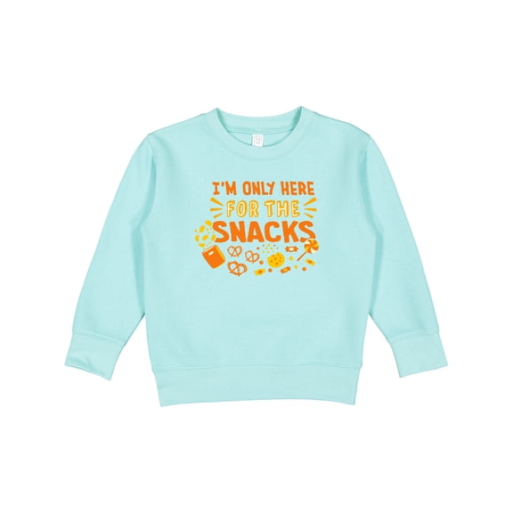 Inktastic I'm Only Here for the Snacks Toddler Sweatshirt