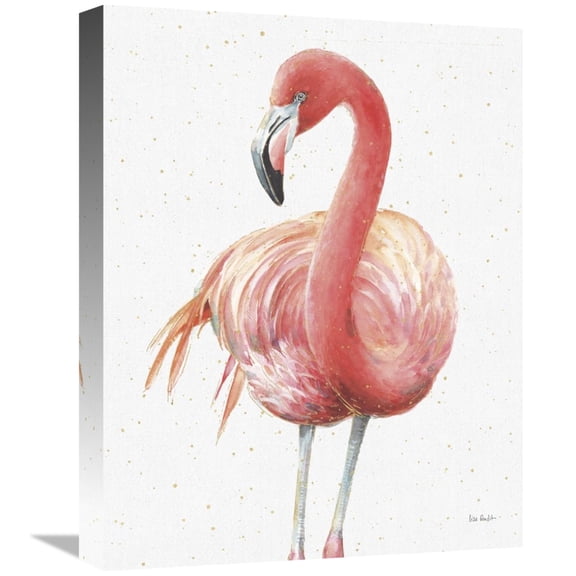 Global Gallery's 'Gracefully Pink IV' By Lisa Audit Stretched Canvas Wall Art