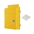 thumbnail image 3 of Buzón de pared de apertura amplia con llave y cerradura. Sugerencia de buzón con cerradura. Amarillo, 3 of 9
