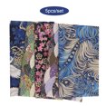 thumbnail image 4 of Yuarrent Paquete de 5 telas de algodón, bolso de hombro a medida, costura de tela cuadrada Floral, accesorios de artesanía de retazos para el hogar, Artesanía tipo 11 Yuarrent HA062149-10, 4 of 6