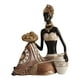 thumbnail image 3 of Estatua africana, ornamento estético, escultura de arte africano, figura de dama tribal para Sentado A, 3 of 9