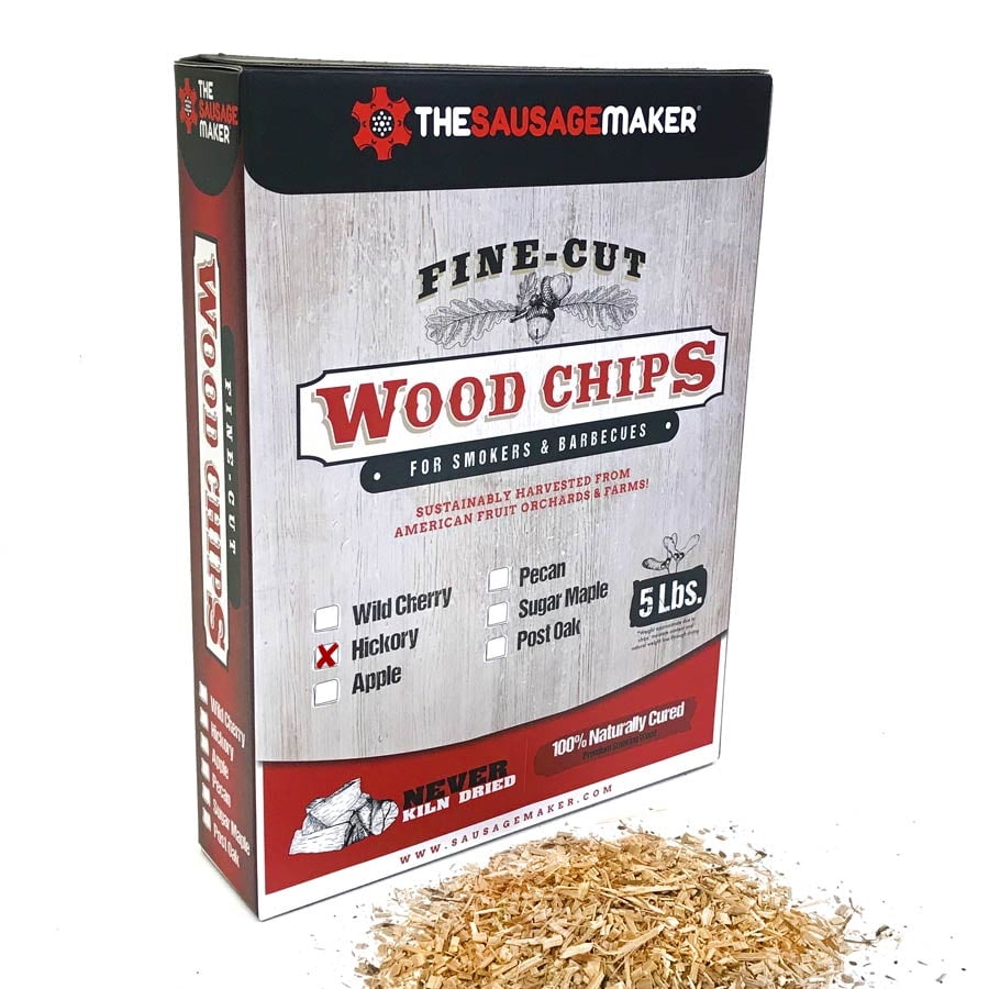Hickory Fine Cut Wood Chips, 5 lbs.