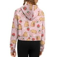 thumbnail image 2 of Uourmeti Strawberry Cartoon Capybara Spring Sweatshirts Summer Sweatshirts with Pocket Home House Sweatshirt Sweatshirt Size 13-14 Pink, 2 of 7