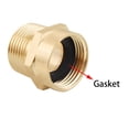 thumbnail image 3 of Adaptador de conexión de tuberías Inwindrain, paquete de 2 unidades, 3/4 G (BSP) hembra a 3/4 NPT macho, 3 of 5