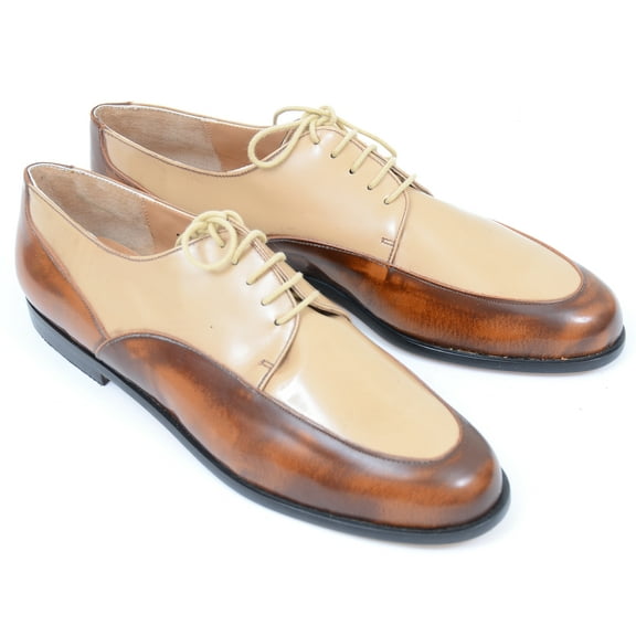 VTG 1998 CW Clifford Wills Brown Tan Leather Two Tone Loafer Womens 11