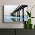 thumbnail image 4 of Scripps Beach Boardwalk Wall Art, California Ocean Shoreline Artwork, Beautiful Beach Décor, Premium Gallery Wrapped Canvas, Ready to Hang, 12 in H x 18 in W, Made in America Print, 4 of 6