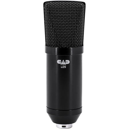 CAD U29 USB Side Address Studio Microphone Black