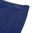 thumbnail image 5 of HOOMEUMY Men's Summer Shorts Solid Color Straight Fit Lightweight Breathable Quick Dry Beach Shorts with Pockets Blue 33, 5 of 8