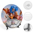 thumbnail image 4 of Parque mágico Plato decorativo de porcelana fina (bone china), plato decorativo de cerámica para hogar, oficina, soporte de pared, platos decorativos para dormitorio - 6 pulgadas (15 cm), 4 of 6