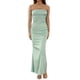 thumbnail image 5 of VISgogo Vestido sin mangas sin espalda para mujer, de una sola pieza elegante sin tirantes de color sólido, vestido de banquete de boda para cóctel VISgogo moda, 5 of 9