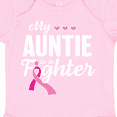 thumbnail image 4 of Inktastic Breast Cancer Awareness My Auntie is a Fighter Boys or Girls Baby Bodysuit, 4 of 5
