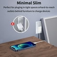 thumbnail image 4 of 5W USB Foldable Wall Charger 5V 1A 1000MA Power Adapter Folding Travel US Plug AC Adapter For iPhone iPad iPad Samsung HTC LG iPod Nokia Travel Office Home Use Android Smartphone Kindle Fire Security, 4 of 11