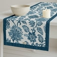 thumbnail image 1 of Vargottam Handcrafted Double Layer Cotton Table Runner - Vargottam Fabric Table Linen with Border - Machine Washable, Stylish Runner for Dining & Console Tables - Floral, 1 of 6