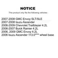 thumbnail image 2 of Transit Auto Front Rear Coated Disc Brake Rotors and Semi-Metallic Pads Kit for Car Chevrolet Trailblazer GMC Envoy Buick Rainier Isuzu Ascender KGF-100596, 2 of 11