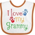 thumbnail image 3 of Inktastic I Love My Grammy Boys or Girls Baby Bib, 3 of 4