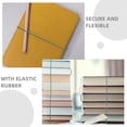 thumbnail image 3 of PAMINGONO 8PCS elastic book bands Nylon Red for Daily Office Use and Organization, 3 of 6
