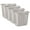 Gray, variant on Sterilite Ultra Easy Carry Laundry Basket, 2.1 Bushel Plastic Hamper, Pink Frost, 4 Pack
