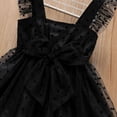 thumbnail image 6 of Solid Dress for Toddler Girls Children Round Neck Sleeveless Lace Puffy Dresses Party Wedding Prom Clothes, 6 of 9