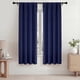 thumbnail image 1 of Blackout Cortinas, Cortinas Blackout Térmicamente Aisladas 42x72 Pulgadas, Cortinas Blackout con Bolsillo para Barra para Sala de Estar y Recámara, Paneles de Tratamiento de Ventanas con Reducción de, 1 of 7
